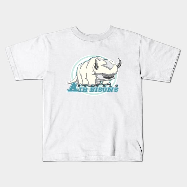 Buffalo Air Bisons Kids T-Shirt by TaylorRoseMakesArt